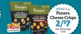 Morton Williams Panera Cheese Crisps offer