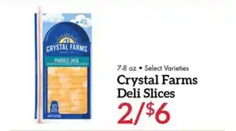 Crystal Farms Deli Slices
