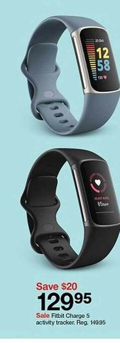 Target Fitbit Charge 5 Activity Tracker offer