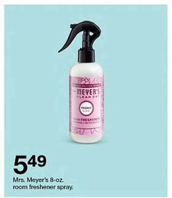 Target Mrs. Meyer's 8-oz. Room Freshener Spray offer