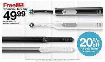 Target Oral-b Pro 1000 Electric Toothbrush offer