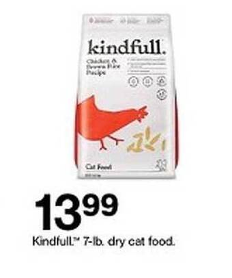 Target Kindfull 7-lb. Dry Cat Food offer