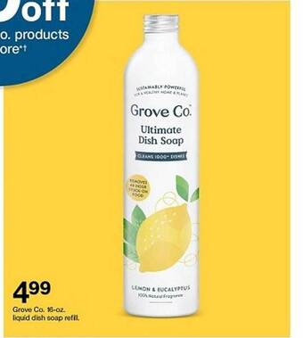 Target Grove Co. 16-oz. Liquid Dish Soap Refill offer