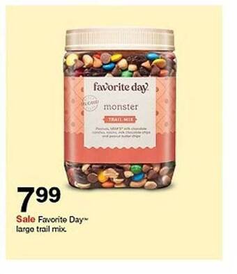 Target Favorite Day Large Trail Mix offer