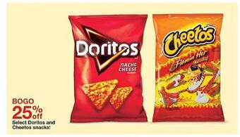 Target Doritos And Cheetos Snacks offer
