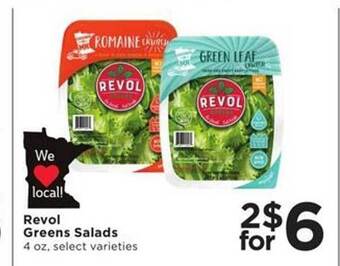 Cub Foods Revol Greens Salads offer