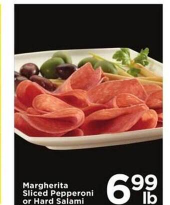 Cub Foods Margherita Sliced Pepperoni Or Hard Salami offer
