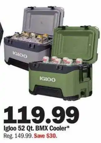 Meijer Igloo 52 Qt. Bmx Cooler offer