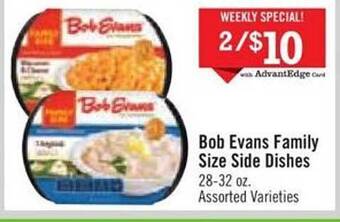 Price Chopper Bob Evans Family Size Side Dishes offer