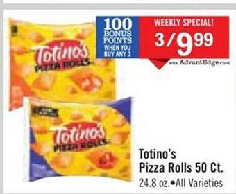 Price Chopper Totino's Pizza Rolls 50 Ct offer
