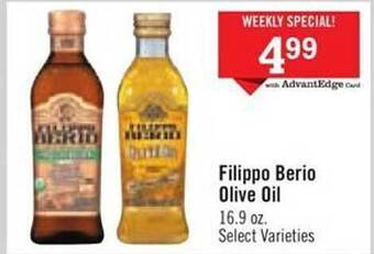 Price Chopper Filippo Berio Olive Oil offer