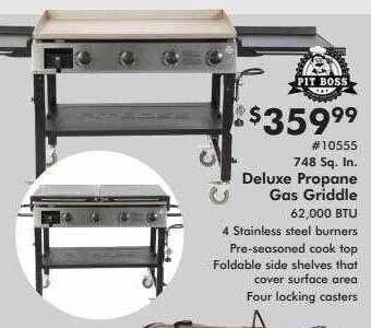 Valu Home Centers Deluxe Propane Gas Griddle offer