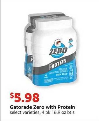 Fareway Gatorade Zero With Protein offer
