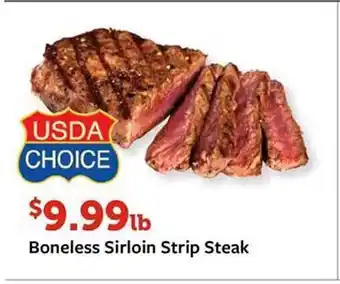 Fareway Boneless Sirloin Strip Steak offer