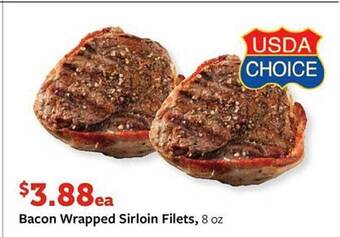 Fareway Bacon Wrapped Sirloin Filets offer