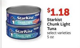 Fareway Starkist Chunk Light Tuna offer