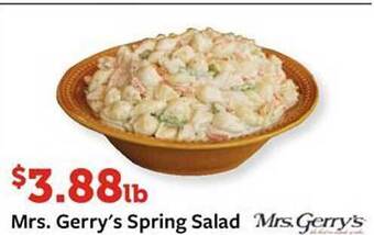 Fareway Mrs Gerry's Spring Salad offer