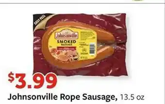 Fareway Johnsonville Rope Sausage offer