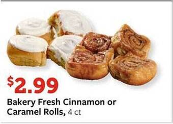 Fareway Bakery Fresh Cinnamon Or Caramel Rolls offer