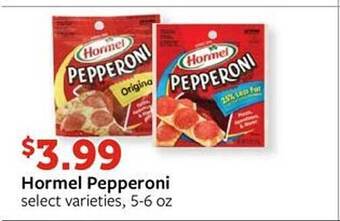 Fareway Hormel Pepperoni offer