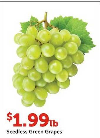 Fareway Seedless Green Grapes offer