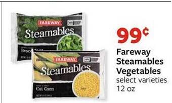 Fareway Fareway Steamables Vegetables offer