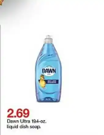 Target Dawn Ultra Liquid Dish Soap offer