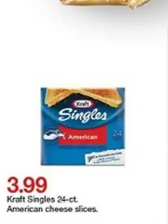 Target Kraft Singles American Cheese Slices offer
