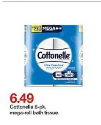 Target Cottonelle 6-pk. Mga-roll Bath Tissue offer