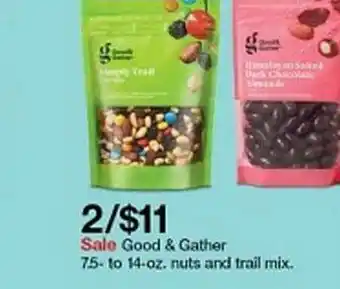 Target Good & Gather Nuts And Trail Mix offer
