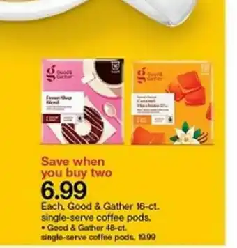 Target Each Good & Gather Single-serve Coffee Pods offer