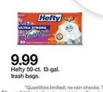 Target Hofty Trash Bags offer