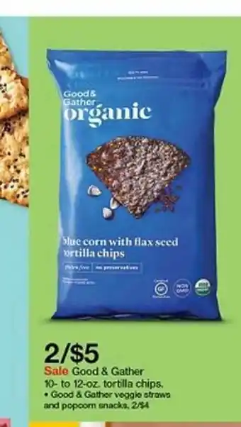 Target Good & Gather Tortila Chips offer