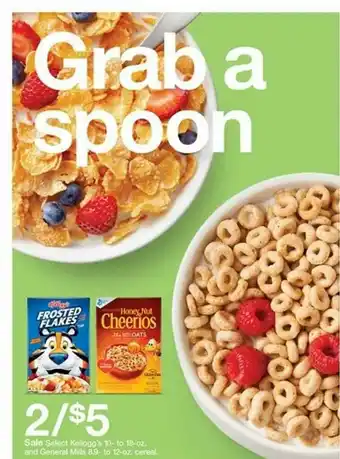 Target Select Kellogg's And General Mills Cereal offer