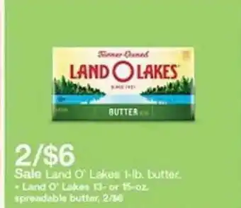 Target Land O' Lakes Butter, Land O' Laker Spreadble Butter offer