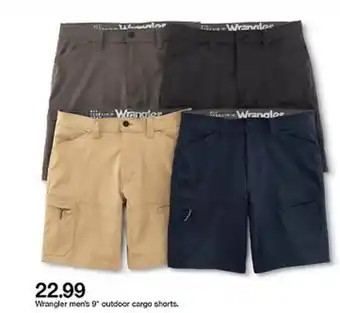 Target Wrangler Men's Cutdoor Cargo Short offer