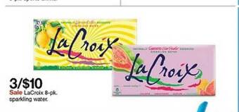 Target LaCroix Sparkling Water offer