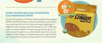 Natural Grocers Honey Stinger Waffle offer