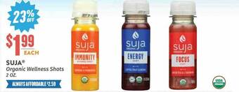 Natural Grocers Suja Organic Wellness Shots offer