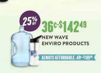 Natural Grocers New Wave Enviro Products offer