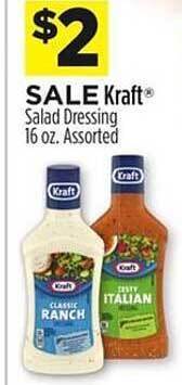 Dollar General Kraft Salad Dressing offer