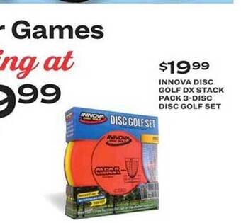 Academy Innova Disc Golf Dx Stack Pack 3-disc Disc Golf Set offer