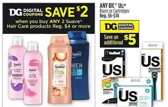 Dollar General Bic Us Razor Or Cartridges offer