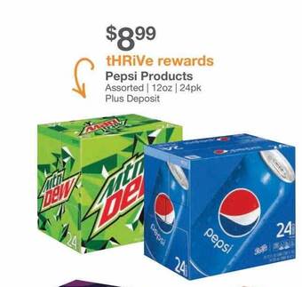 Kinney Drugs Pepsi Products offer