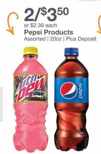 Kinney Drugs Pepsi Products offer