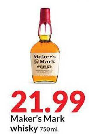 Hy-Vee Maker's Mark Whisky offer