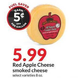 Hy-Vee Red Apple Cheese Smoked Cheese offer