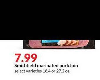 Hy-Vee Smithfield Marinated Pork Loin offer