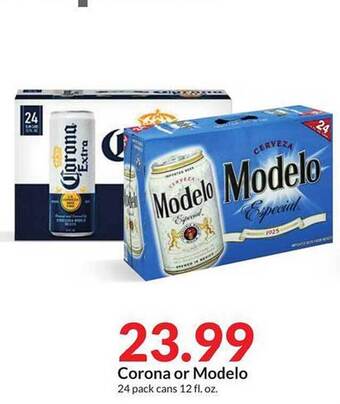 Hy-Vee Corona Or Modelo offer