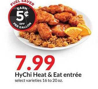 Hy-Vee Hychi Heat & Eat Entrée offer